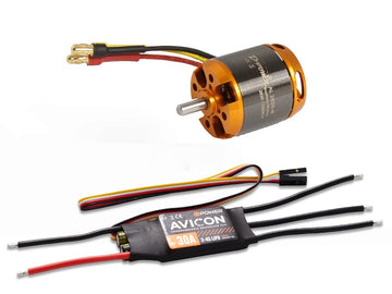 D-Power Brushless Set AL 2835-7 mit 20A AVICON Regler