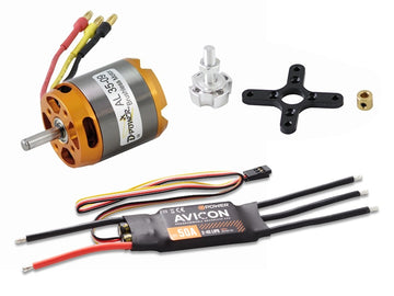 D-Power Brushless Set AL 35-09 mit 50A AVICON Regler