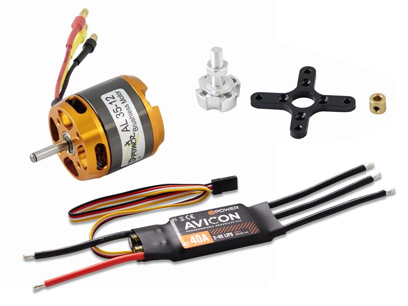 D-Power Brushless Set AL 35-12 mit 40A AVICON Regler