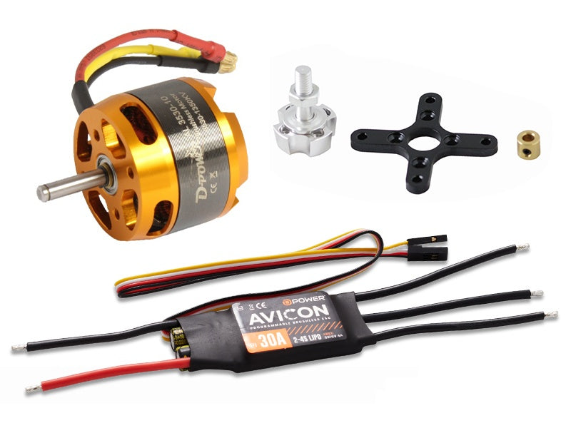 D-Power Brushless Set AL 3530-10 mit 30A AVICON Regler
