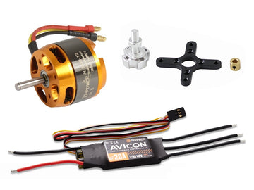 D-Power Brushless Set AL 3530-12 with 20A AVICON Controller