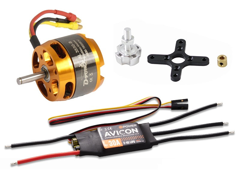 D-Power Brushless Set AL 3530-8 mit 30A AVICON Regler