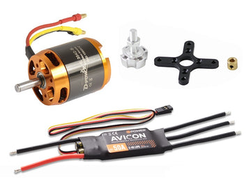 D-Power Brushless Set AL 3542-5 mit 50A AVICON Regler
