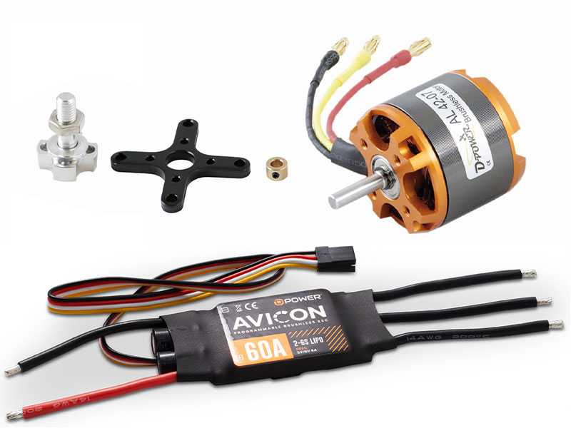 D-Power Brushless Set AL 42-06 mit 60A AVICON Regler