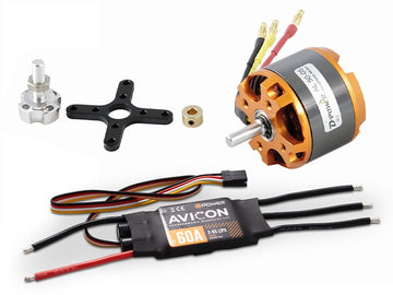 D-Power Brushless Set AL 50-05 with 60A AVICON Controller