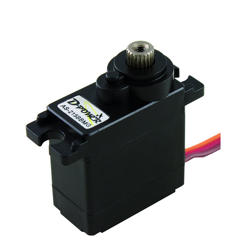 Servo D-Power AS-215BB MG Analog, 22.5x24.6x11.5mm, 12.5g, 15Ncm