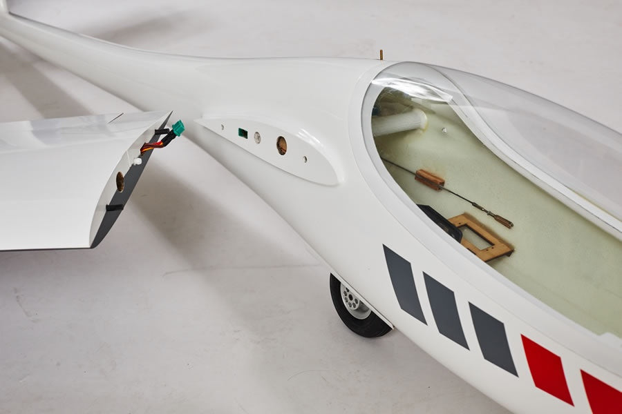 ASW-28, Full GRP Scale Glider, Wingspan 4000mm, ARF+, including Retracts