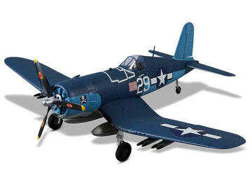 DERBEE F4U Corsair, BLAU, PNP, Warbird, Spw. 750mm, D-Power # DB001PB