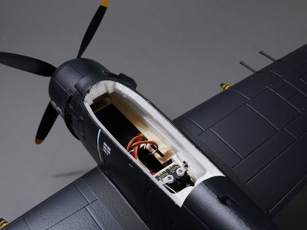 DERBEE A1 Skyraider, BLAU, PNP, Warbird, Spw. 800mm, D-Power # DB005PB