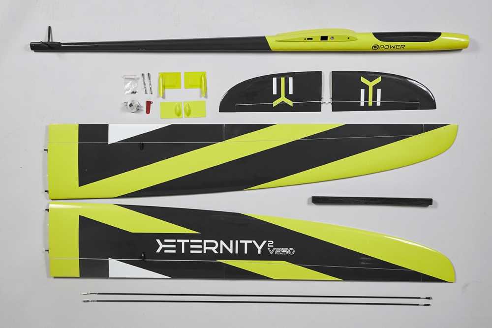 E-TERNITY² V250, Full GRP Electric Glider, ARF+, Span 2500mm, # ETV250V2