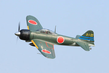 Zero A6M Mitsubishi, Wingspan 1400mm, PNP, D-Power # FMS033PGRN