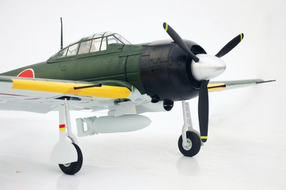 Zero A6M Mitsubishi, Wingspan 1400mm, PNP, D-Power # FMS033PGRN