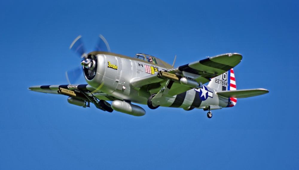 P-47 Thunderbolt Razorback, Spw. 1500mm, PNP, D-Power # FMS089P