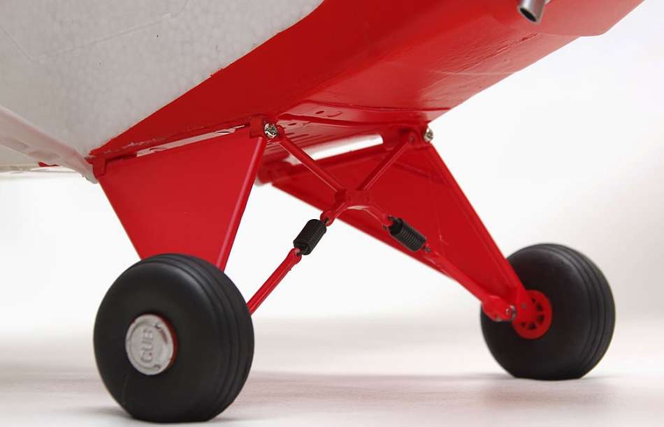 FMS Piper J3 Cub, V4, PNP, Spw. 1400mm, mit Reflex-Kreisel und Schwimmerset