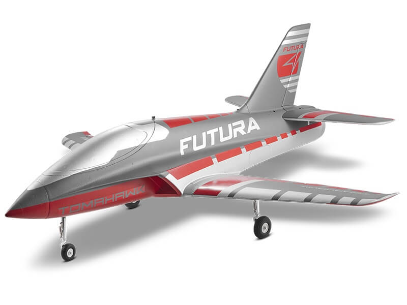 FMS Futura Jet EDF 64 PNP, rotes Design, 990mm Spannweite