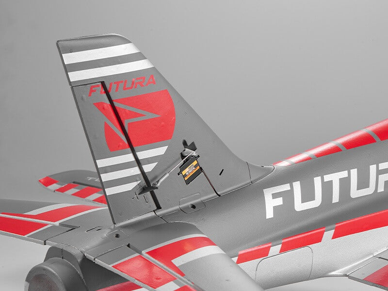 FMS Futura Jet EDF 64 PNP, rotes Design, 990mm Spannweite