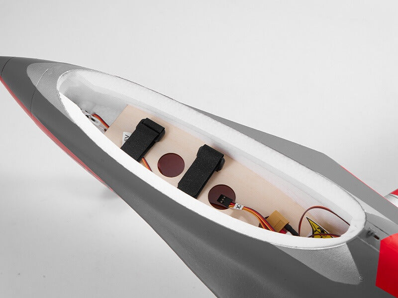 FMS Futura Jet EDF 64 PNP, rotes Design, 990mm Spannweite