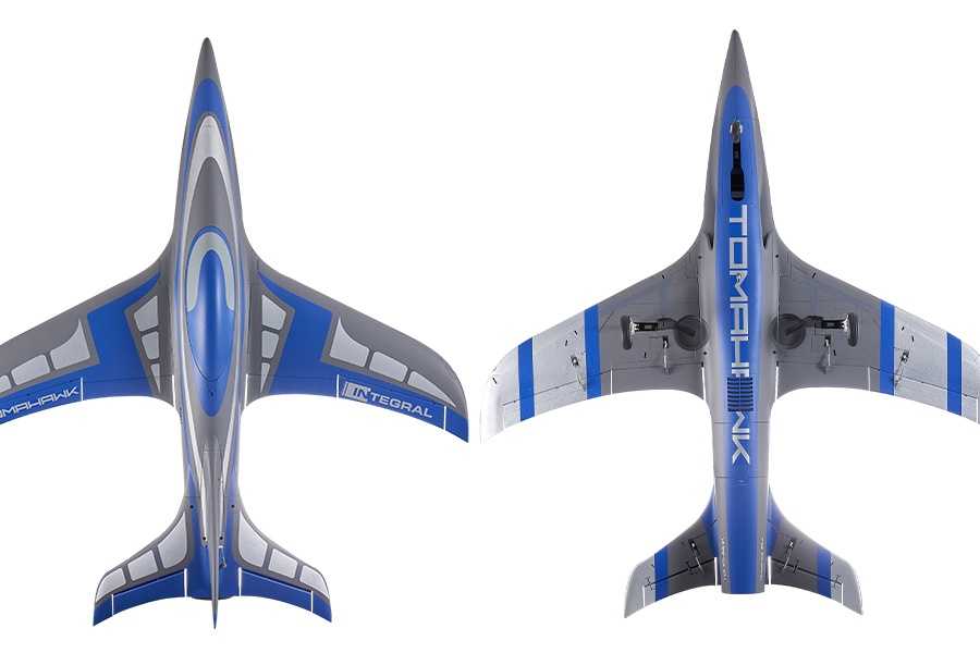 FMS Integral, EDF Jet with 80mm Impeller, PNP, BLUE, Wingspan 1060mm, # FMS144PBU
