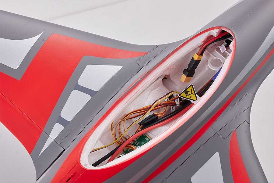 FMS Integral, EDF Jet with 80mm Impeller, PNP, RED, Wingspan 1060mm, # FMS144PRD