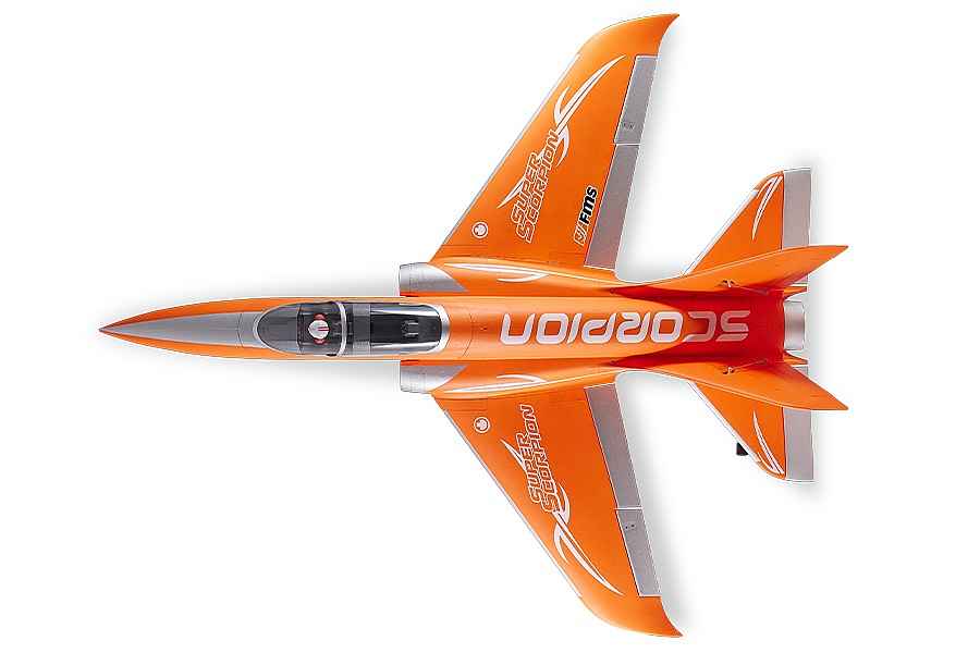 FMS Super Scorpion, V2, EDF 90, ORANGE, Wingspan 1140mm, 6S VERSION # FMS145POR6S