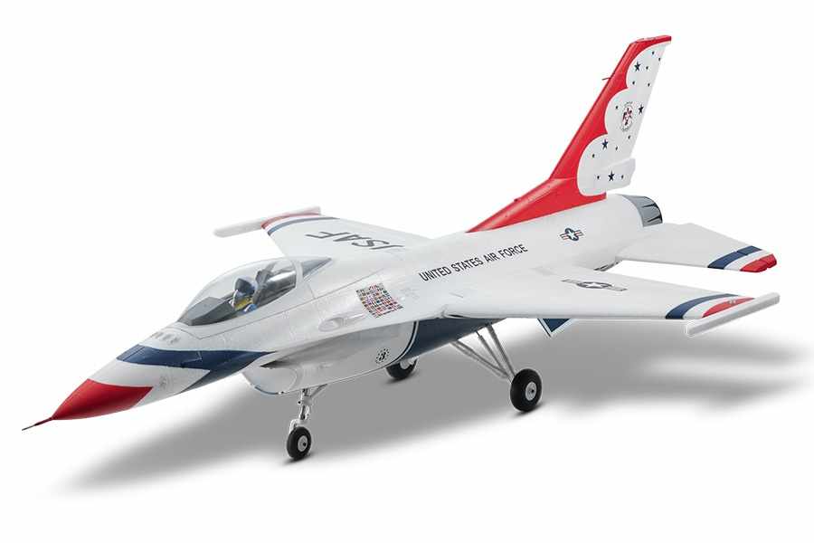 FMS F16-Blue Thunder, 64mm EDF Jet, PNP, Wingspan 710mm, D-Power # FMS146PBT