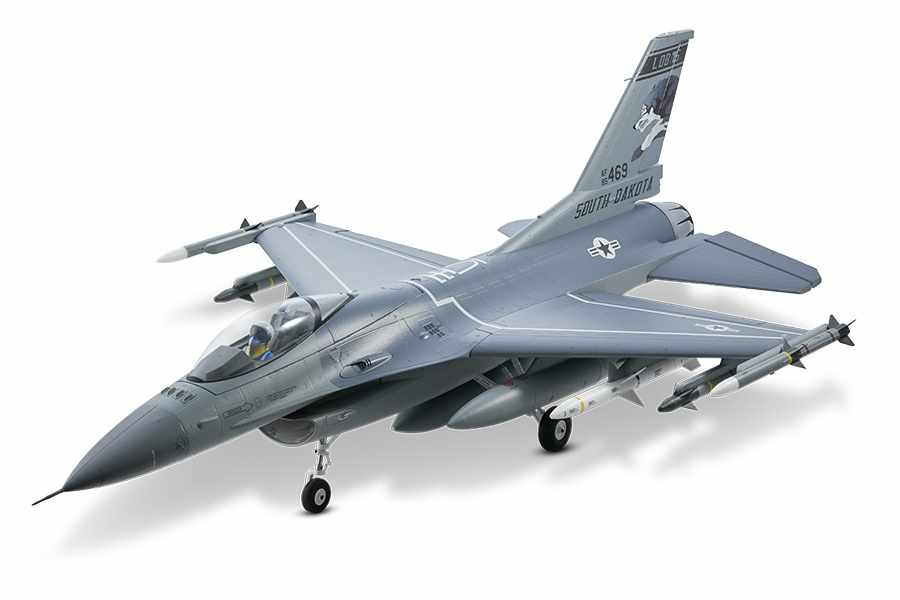 FMS F16, GREY, 64mm EDF Jet, PNP, Wingspan 710mm, D-Power # FMS146GYT