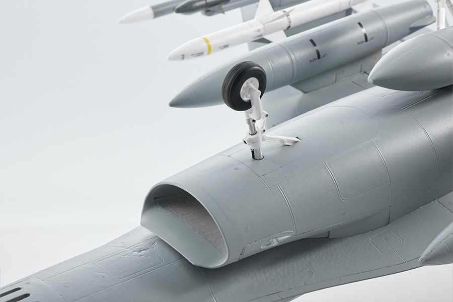 FMS F16, GREY, 64mm EDF Jet, PNP, Wingspan 710mm, D-Power # FMS146GYT