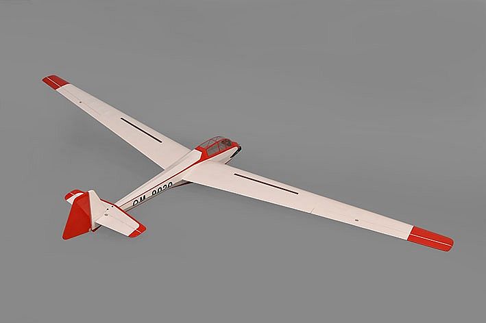 Bergfalke, Oldtimer-Segelflugmodell, Spw. 3300mm, D-Power # GL07
