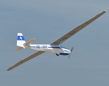 Ka8B, Carbon, Oldtimersegler, Spw. 4500mm, für Elektroantrieb, D-Power # GL08