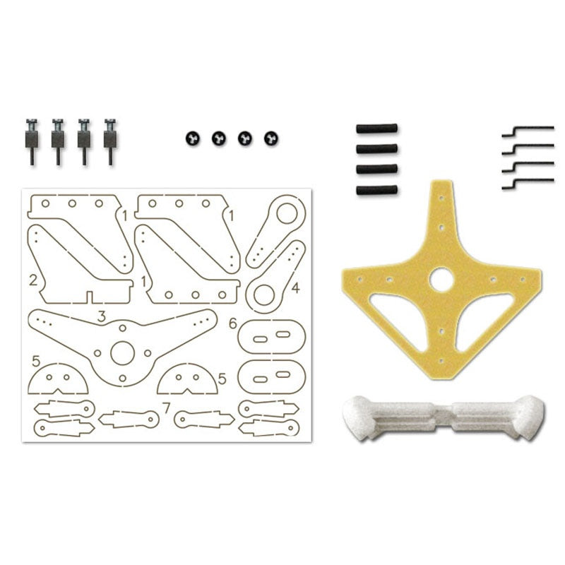 Hacker Edge 540 V3 Toxic, EPP Bausatz, 810mm, ca. 145g, vorgesehen für 2 Lipo