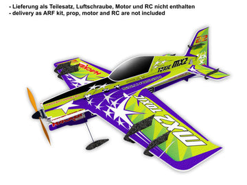 MX2 Toxic Original Green, EPP Indoor, Wingspan 812mm