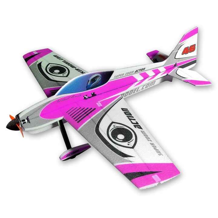Super Zoom Action PINK", Spw. 1000mm, Shockflyer, D-Power # HC1790D"