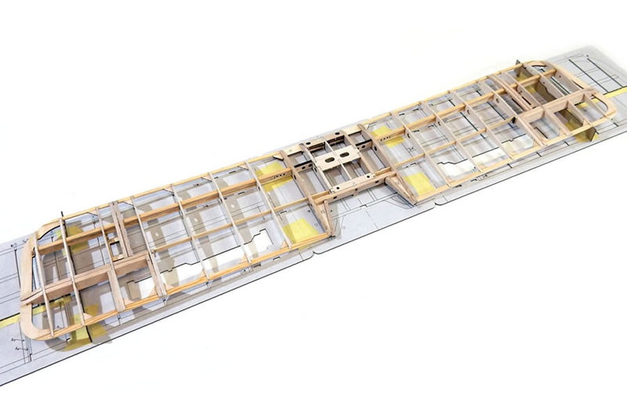S.E.5a, Doppeldecker-Bausatz, Spw. 1000mm, D-Power # HC2201