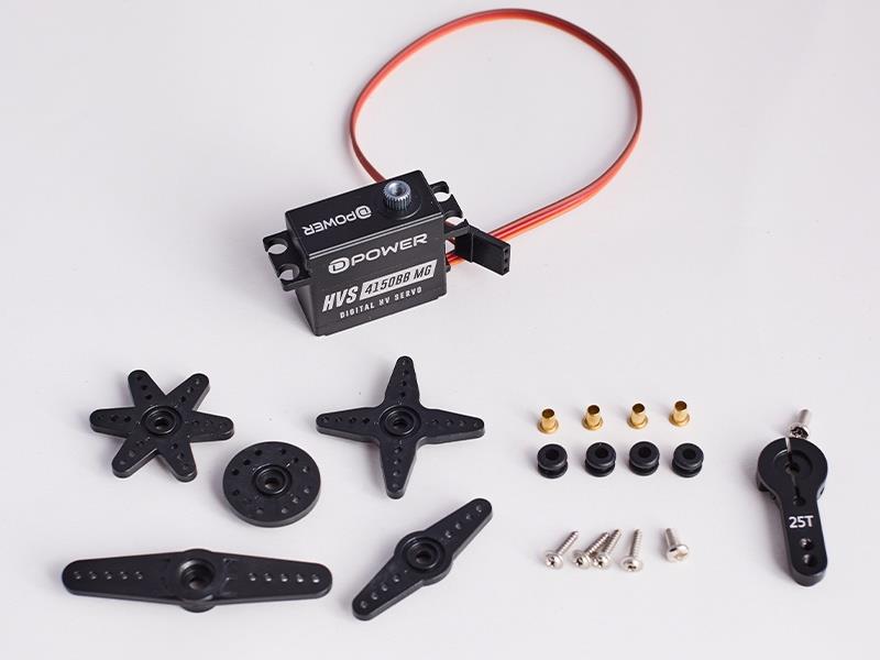 Servo D-Power HVS-4150BB MG HV, 32,4x15x33mm, 150Ncm@7.4V