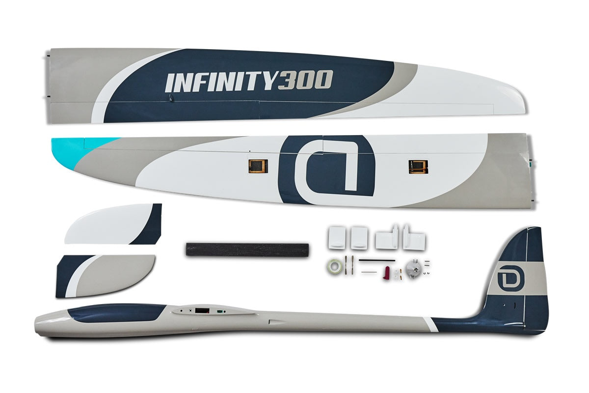 Infinity 300, Voll-GFK Elektrosegler, Spw. 2990mm, ARF+, D-Power # IFT300X