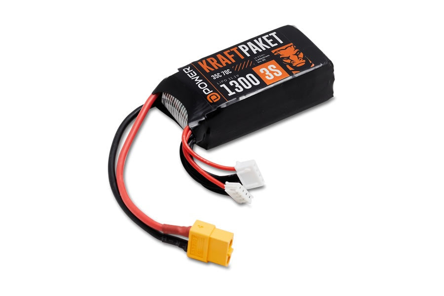 D-Power POWER PACK LiPo Battery 3S/1300mAh, 35C/70C, 70x35x23mm, 95g