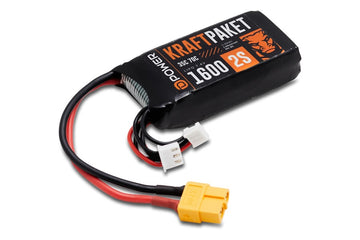 D-Power KRAFTPAKET LiPo Akku 2S/1600mAh, 35C/70C, 72x34.5x18mm, 80g