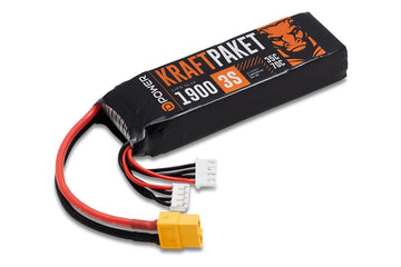 D-Power KRAFTPAKET LiPo Akku 3S/1900mAh, 35C/70C, 108x34.5x22mm, 150g