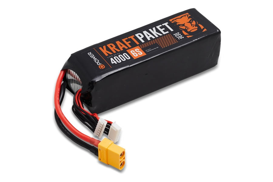 D-Power KRAFTPAKET LiPo Akku 6S/4000mAh, 35C/70C, 139x45x44.5mm, 522g