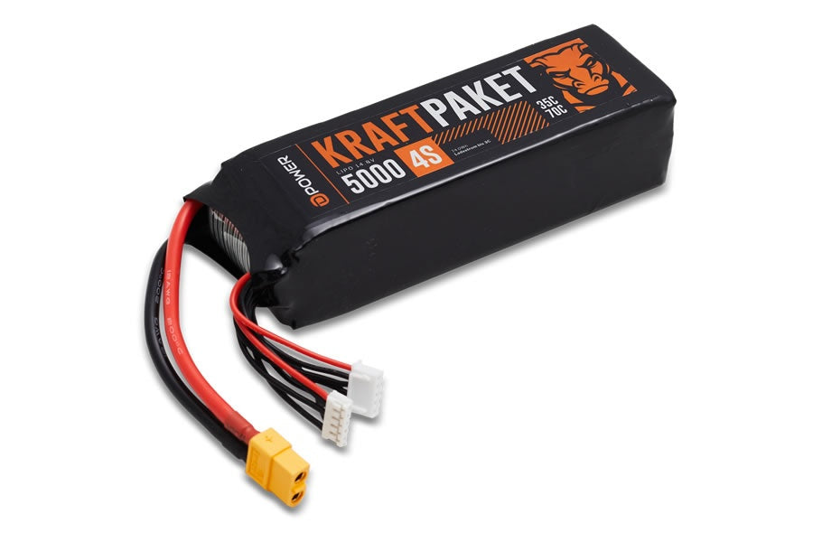 D-Power KRAFTPAKET LiPo Akku 4S/5000mAh, 35C/70C, 139x45x38.5mm, 459g