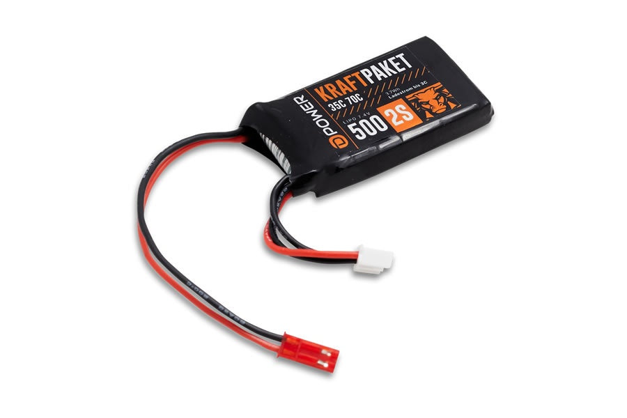 D-Power KRAFTPAKET LiPo Battery 2S/500mAh, 35C/70C, 56x31.5x11mm, 29g