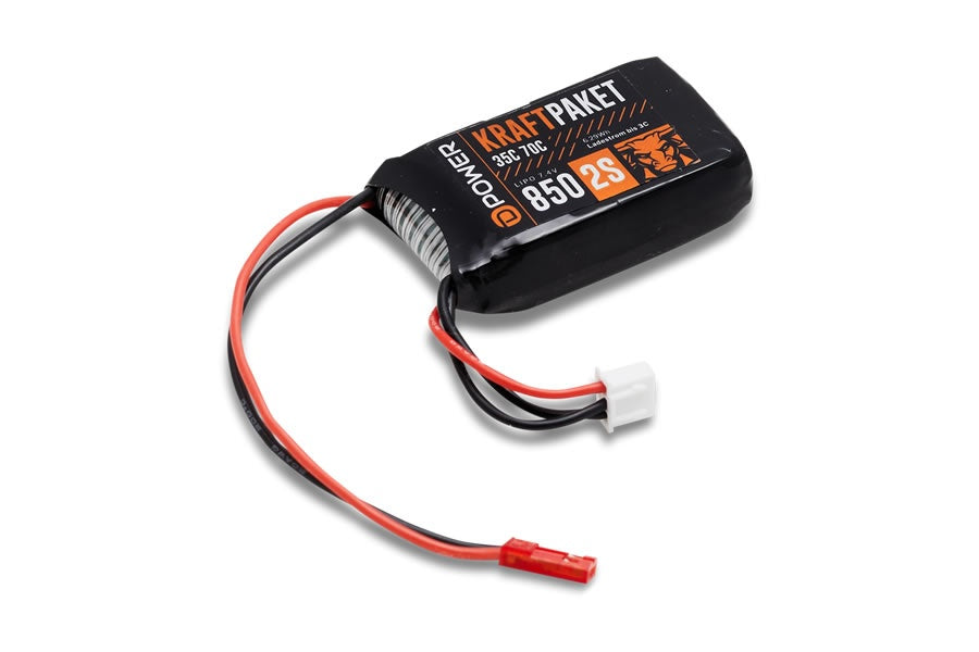D-Power POWER PACK LiPo Battery 2S/850mAh, 35C/70C, 56x31.5x16mm, 50g
