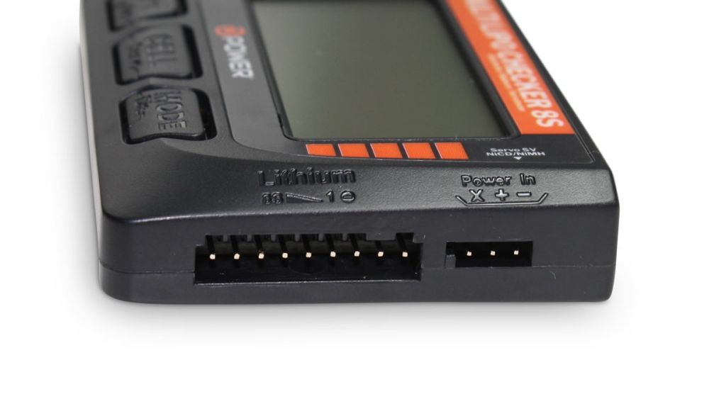 Lipo-Checker 8S, Balancer / Servotester / Akkutester