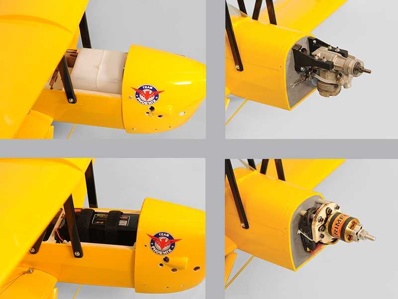 Phoenix Tiger Moth, Spw. 1404mm, ARF, D-Power # PH035