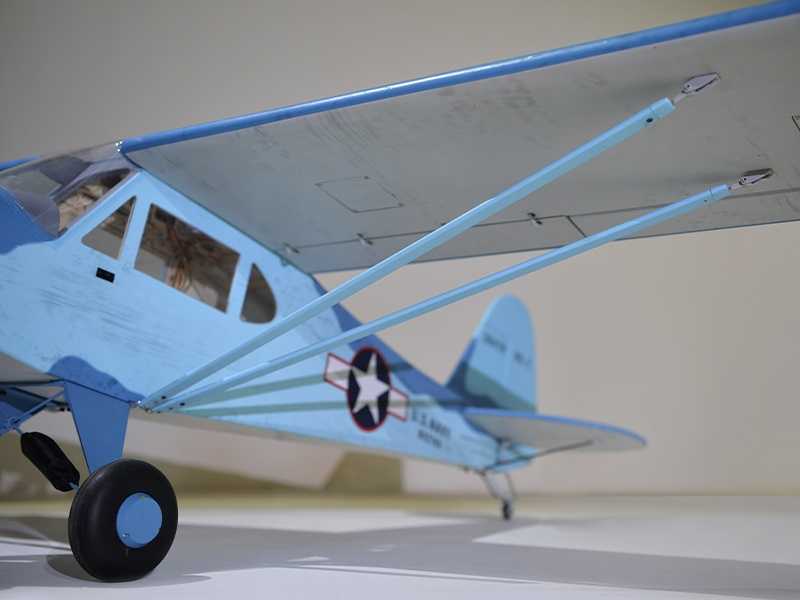 Phoenix Navy Piper J3 Cub, ARF, Spw. 2300mm, GP/EP, D-Power # PH221