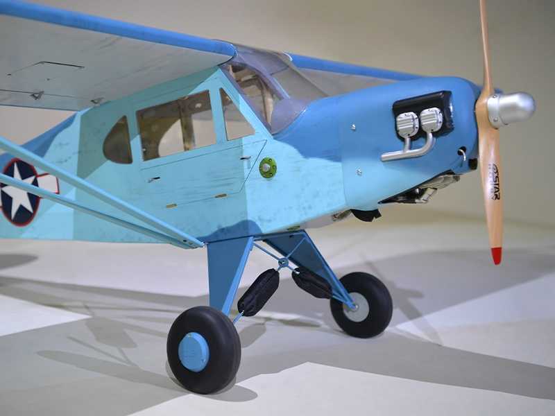 Phoenix Navy Piper J3 Cub, ARF, Spw. 2300mm, GP/EP, D-Power # PH221