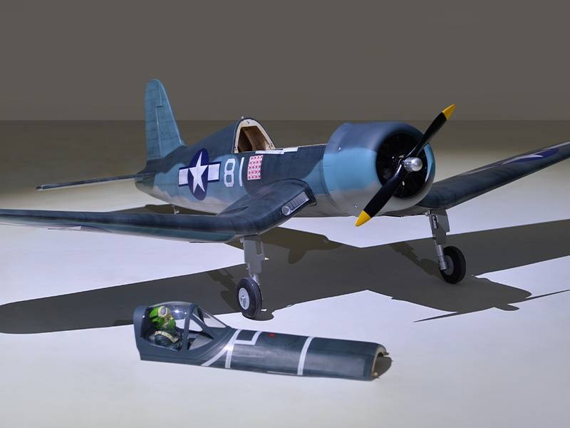 Phoenix F4U Corsair, ARF, Spw. 1480mm mit elektr. Einziehfahrwerk, # PH224