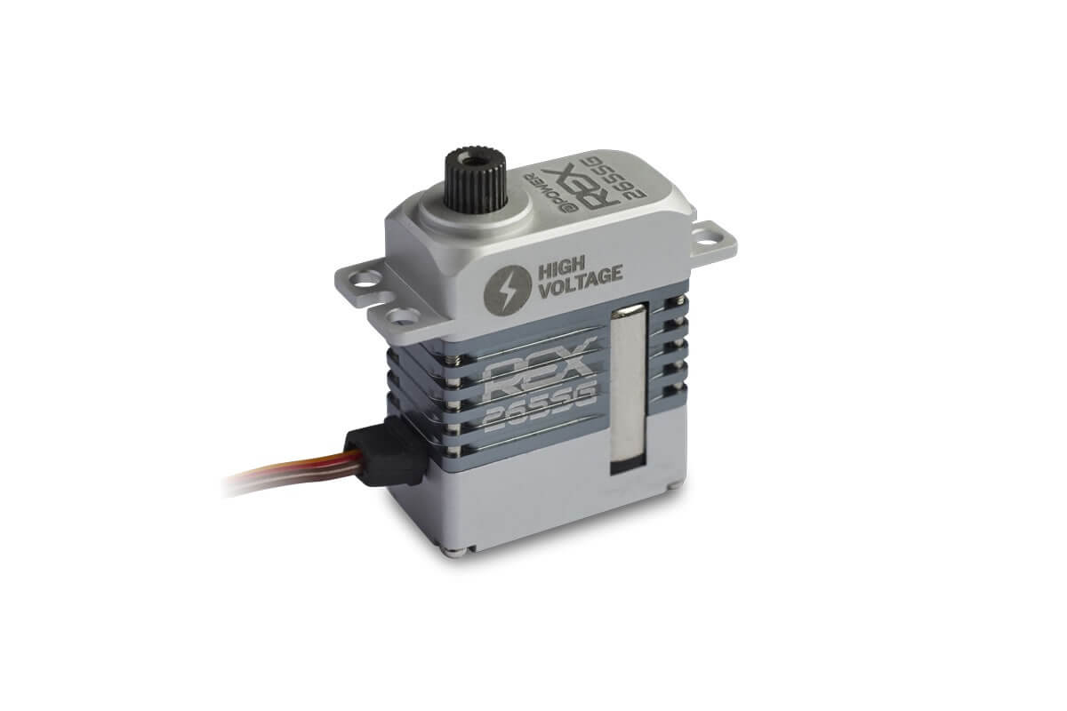 D-Power REX 265SG HV Coreless Servo, 23x12x27,3mm, 18g, 64Ncm bei 8,4V