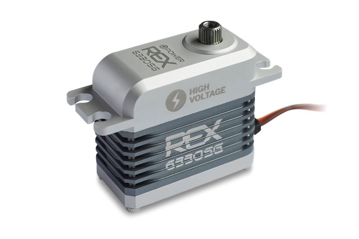 D-Power REX 6330SG HV Coreless Servo, 40x20x37mm, 63g, 323Ncm/0.075sec. @ 8,4V