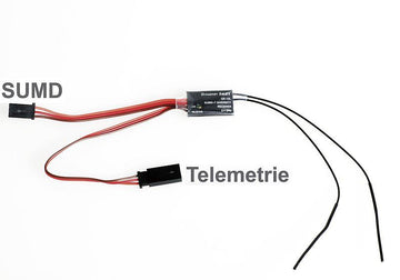 Empfänger GR-12L HoTT, 2.4 GHz, SUMD +T, 2 Antennen, D-Power # S1051